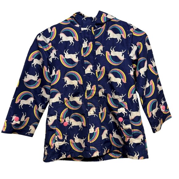 Carters Girls Unicorn & Rainbow Jacket M 5-6 Polyester - Picture 1 of 7
